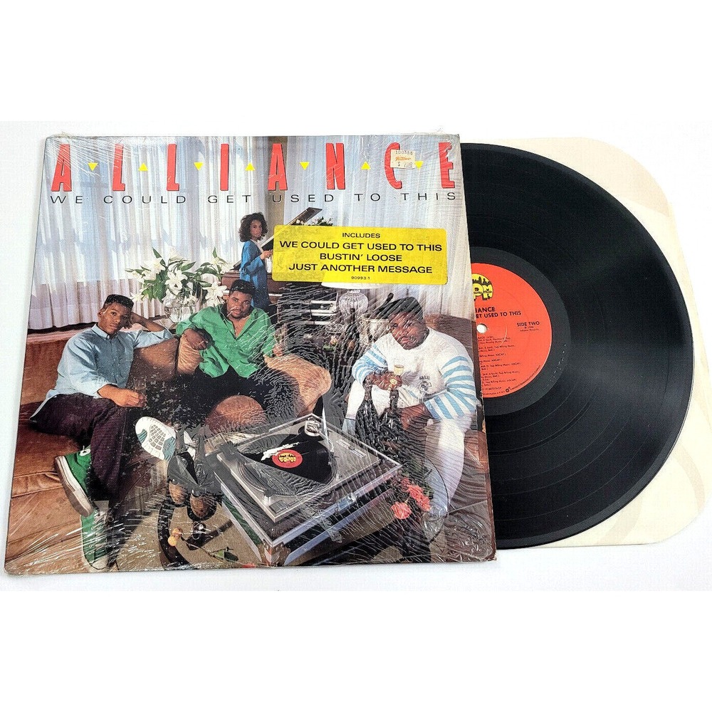 ALLIANCE - WE COULD GET USED TO THIS (1988) - HIP HOP LP *IN‎ SHRINK *